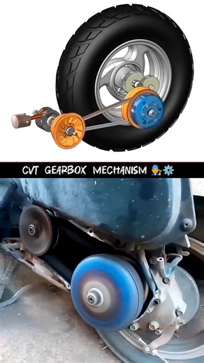 CVT gearbox mechanism 🧑‍🔧⚙️ #3danimation #animation #automobile #engineering #mechanical #3d 🔥