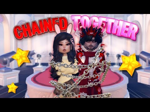 CHAINED TOGETHER CHALLENGE WITH ‪@chronicfashion‬ in Dress to Impress (Roblox)