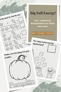 Fall Activity Worksheets | Math, Handwriting & Coloring Activities