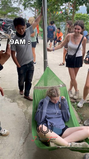 513K views · 10K reactions | Ha Giang Loop: Wild Pool Party at 9PM, Peaceful Morning Nap at 9AM ______________________________________ Plan your trip today and discover more here:  Website: Https://jasminehagiang.com #HaGiangLoop #HaGiang #Vietnam #JasmineTours #JasmineHaGiang #Wanderlust #Motorbike #Adventure #HaGiangMotorbikeTour #HaGiangJeepTour | Jasmine Ha Giang Loop Tours | Facebook