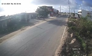 Video shows a traffic accident that left a motorcyclist dead