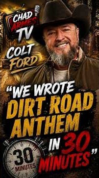 Colt Ford speaks on writing “Dirt Road Anthem” in 30 minutes😳😳