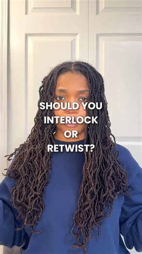 Should You Interlock or Retwist Your Locs? 👀