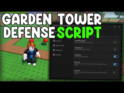 [🔥BEST] Garden Tower Defense OP Script Auto Farm, Auto Place & Upgrade - Roblox 2025
