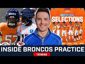 MAJOR Injury News Before Chiefs, Pro Bowlers Announced & More | Inside Broncos Practice