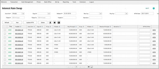 Tool: MTM Interest Rate Swap | CS Lucas