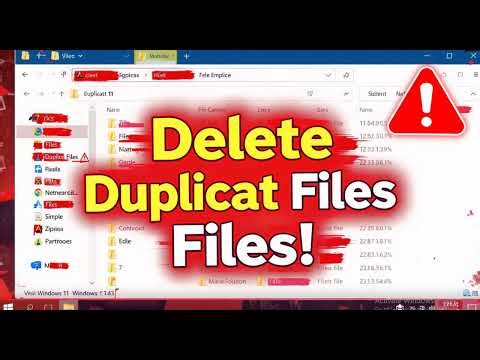 How to delete duplicate files with the same name in Windows 11