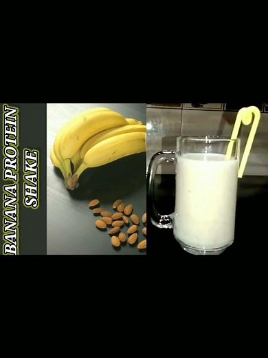 Banana Protein Shake Recipe by Farkhanda Ka Kitchen | Healthy Milk Shake for Protein diet