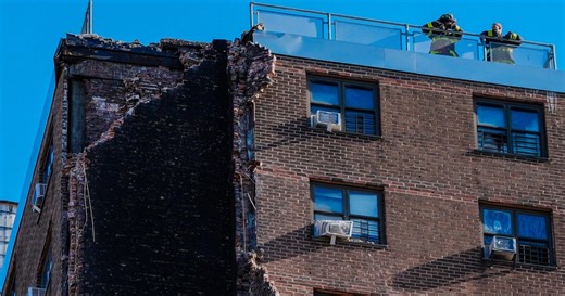 Gas still not restored in NYCHA building that partially collapsed in the Bronx