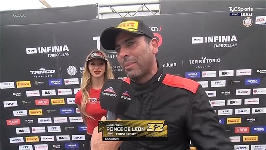 🗣️🥹 Gabriel Ponce de León habló con Carburando en una emotiva declaración luego de su victoria en el Campeonato Argentino de TC2000 YPF INFINIA en El Zonda. @supertc2000 @ypfoficial #YPFInfinia #EnergíaArgentina #TC2000 | Carburando