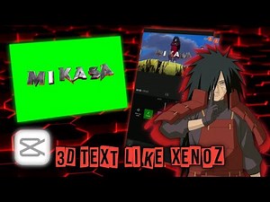 3D Text Like XENOZ [Capcut Tutorial]