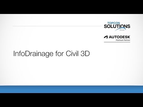 Info Drainage for Civil 3D