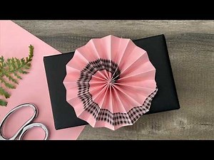How to Make a Beautiful Paper Gift Topper | Easy Craft Tutorial