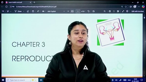 Reproductive Health Biology Class 12 In ONE SHOT | NCERT 12th Chapter - 4 (2025-26) by Bharti Ma'am!