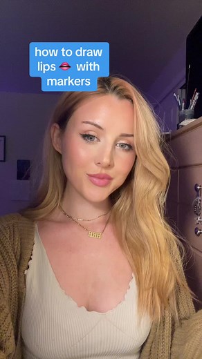 Drawing Realistic Lips with Marker Tutorial