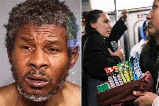 Homeless man with lengthy rap sheet punches kids selling candy in NYC train station: police