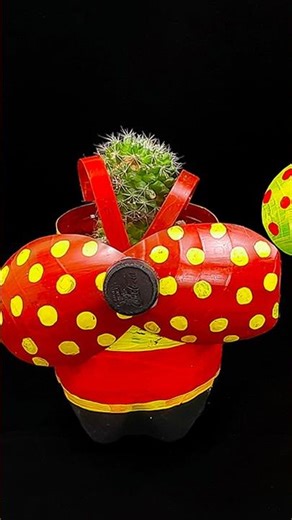 Cute and Easy Plastic Bottle Animal Planter DIY