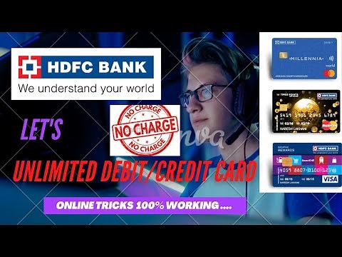 How to Generate Unlimited HDFC Virtual Debit Card | Free | Create Netsafe Debit /Credit Card Free