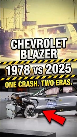 1978 vs 2025 CHEVROLET BLAZER Crash Test — SHOCKING Difference