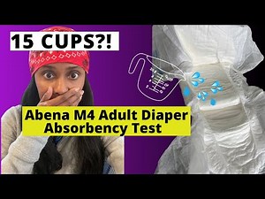 Abena M4 Adult Diaper Absorbency Test | Can It Hold 15 Cups Without Leaking?