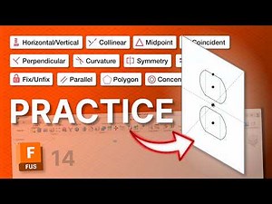 Practice ALL Fusion Sketch Constraints | Day 14 of Learn Autodesk Fusion in 30 Days (2026 EDITION)
