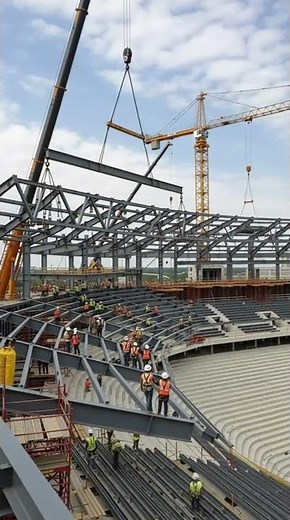 Forging the Arena - Modern Sports Stadium #stadiumbuild