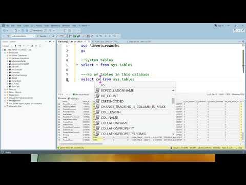 21 SQL Server System Tables
