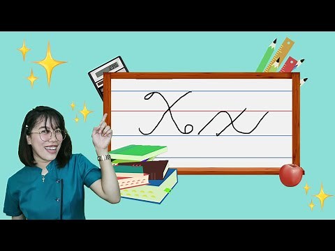 Learning Cursive Writing: Letter Xx