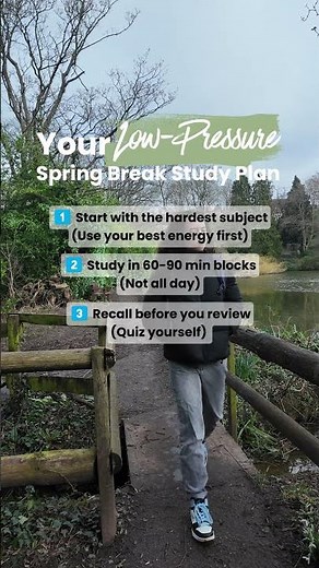 Spring break study routine #studytips #student