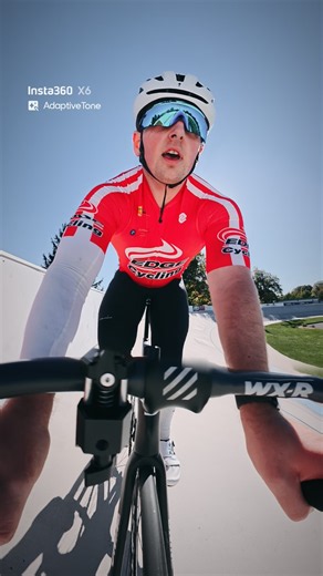 Full Speed on the Velodrome 🚴‍♂️ Insta360 X6 🔥 #Shorts #TrackCycling #Insta360 #Cycling #Velodrome