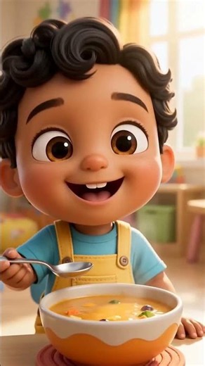 Don't Touch! It's Hot ☁️🍛 Educational Cartoon for Kids!❤️ #animation #kids