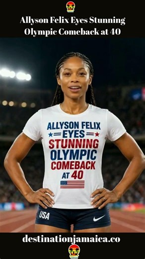 Allyson Felix Eyes Stunning Olympic Comeback at 40 #trackandfield #viralshort #athletics #sports