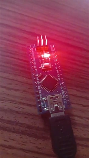 Blinking inbuilt LED on Arduino Nano ATmega328p #embeddedsystems #arduino #microcontroller