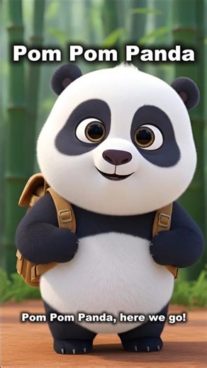 Pom Pom Panda 🐼 | Fun Panda Song & Dance | Cute Animal Song