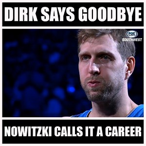 The greatest athlete in Dallas sports history has officially announced his retirement after 21 seasons with the Dallas Mavericks. Thank you, Dirk Nowitzki. | FanDuel Sports Network Southwest