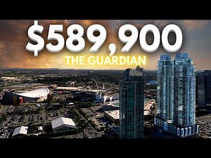 Million Dollar Views in this 31st floor suite - Luxury condo tour at The Guardian in Calgary
