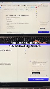 Train teams and document workflows 75% faster with Scribe. Turn complex processes into simple, visual step-by-step guides your team can follow anytime. Want more advanced features? Upgrade to Pro for desktop capture, data redaction, and flexible export options. 👉 Get started free today. | Scribe