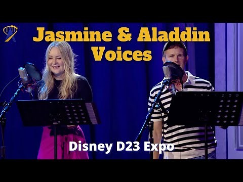 Voices of Jasmine and Aladdin Redo their Roles at D23 Expo