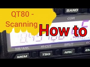 Radioddity QT80 Scanning