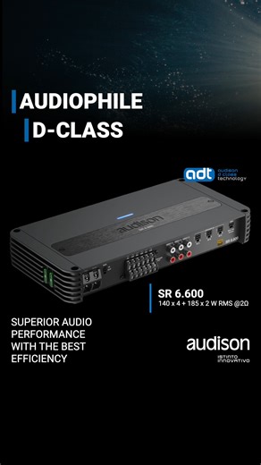 Introducing the Audison SR 6.600. ✨ Elevate Your Sound Experience with Hi-Res Audio Certification. 🎵 #Audison #HiResAudio #Amplifiers #ClassD #Audiophile #Caraudio | Audison