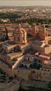 Mdina from Above: A Serene Drone Tour of Malta's Silent City..