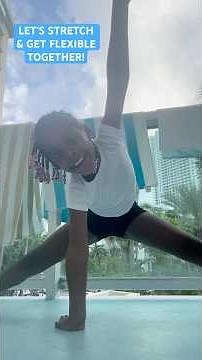 Let’s Stretch and Get Flexible at the Beach! Kid-Friendly Yoga & Gymnastics Poses #gymnasticsflex