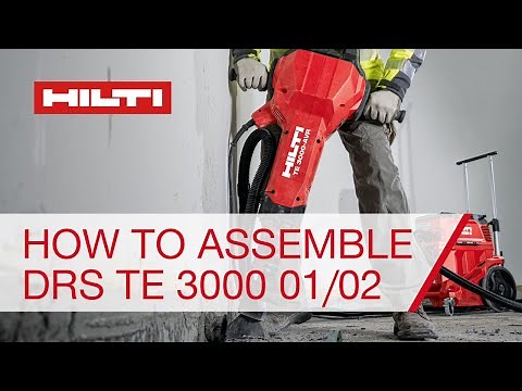 How to assemble dust removal system DRS on the TE 3000 AVR 01/02