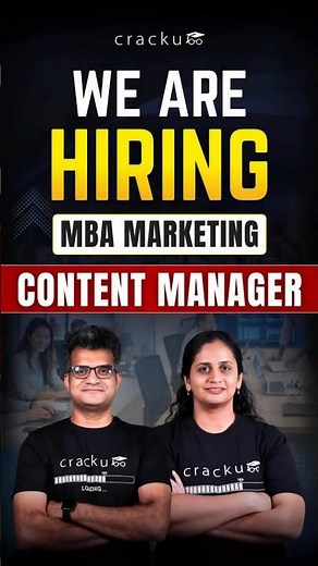 We're Hiring a Marketing Content Manager | Cracku 🚀