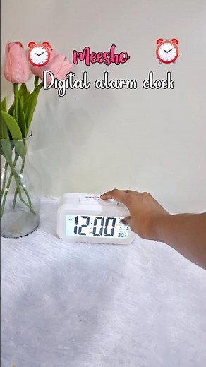digital alarm clock⏰️✨️ #messho #clock