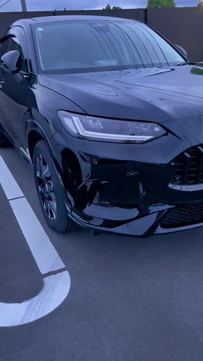 Customized Honda ZRV RZ4 in Metallic Grey with Black Emblems