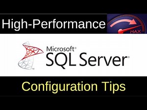 Install High-Performance SQL Servers