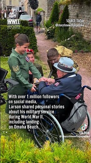 D-Day Veteran Jake "Papa Jake" Larson Passed Away at 102 #wwii #history #papajake #dday #veterans