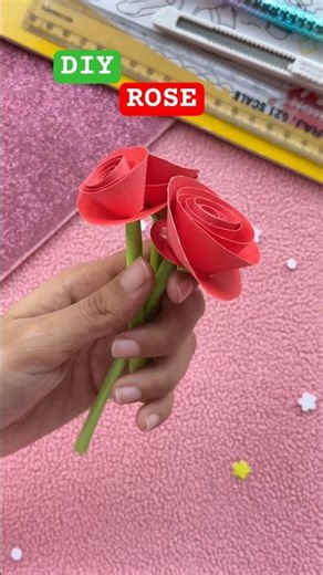 DIY rose tutorial 🌹 #diy #shorts #dailyshorts