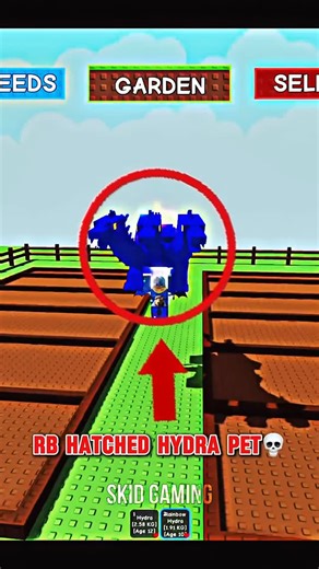 Skid Gaming on Instagram: "New DIVINE HYDRA pet is Too Op💀#skidgaming #roblox #growagarden #fyp #shorts #viral #robloxnepal"